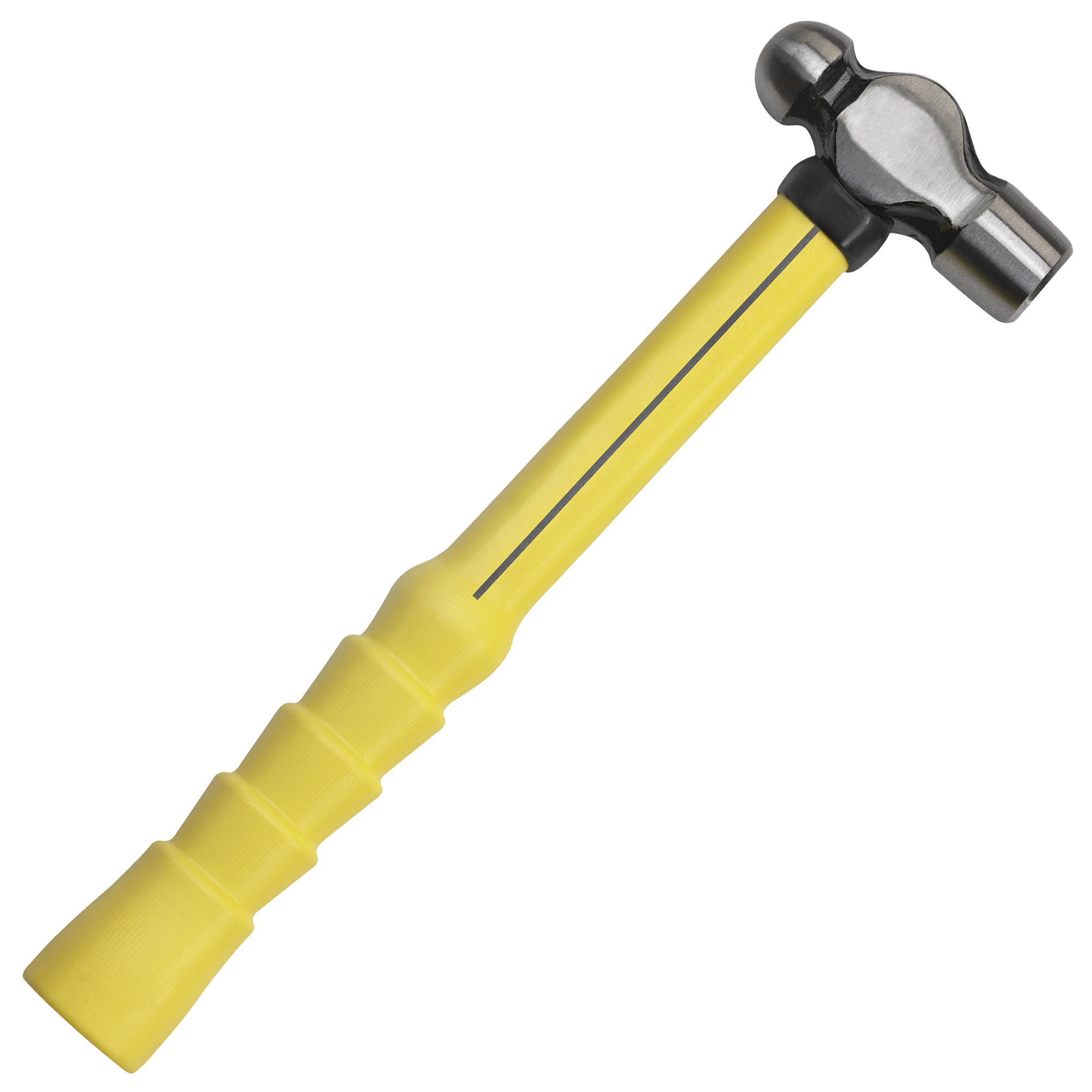 Nupla Ball Pein Hammer — 16 Oz., 14in. Ergo Power Fiberglass Handle, Non-Slip Grip, Forged Carbon Steel Head, Model# 75.21-516